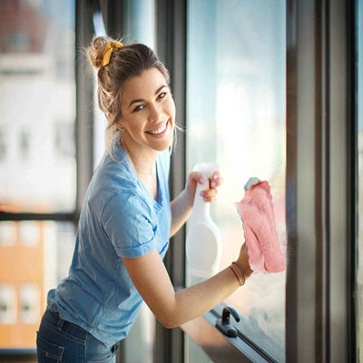 10 Pack Microfiber Cleaning Cloths - Double Sided Reusable Lint Free Towels for Degreasing Kitchen and Car Cleaning - GG store