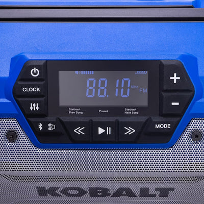 Powerful 24V Cordless Bluetooth Jobsite Radio - Water Resistant & Durable