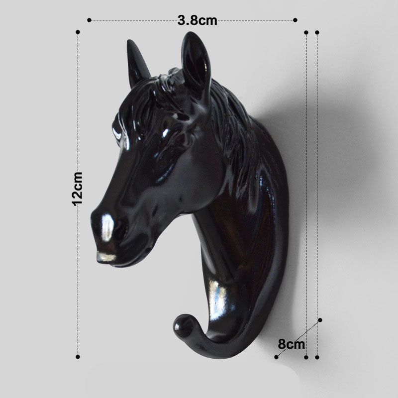 Nordic resin animal wall hook and key rack by Cavira, decorative punch-free hanger for entryway, bedroom, and home decor.