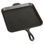 Pre-Seasoned Cast Iron Square Griddle Pan – Heavy Duty Stove & Grill Cooking Pan