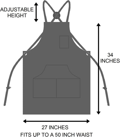 Upgrade Your Cooking Experience with Our Professional Grade Chef Apron for Kitchen, BBQ & Grill