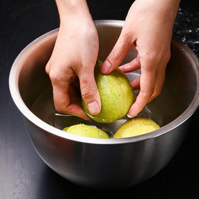 Premium 8-Inch Stainless Steel Mixing Bowl - 3 Quart for Effortless Baking and Cooking