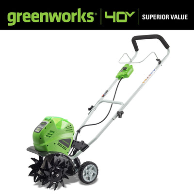 Powerful 40V 10" Walk-Behind Garden Cultivator - Efficient Tilling for Your Garden (Battery Not Included)