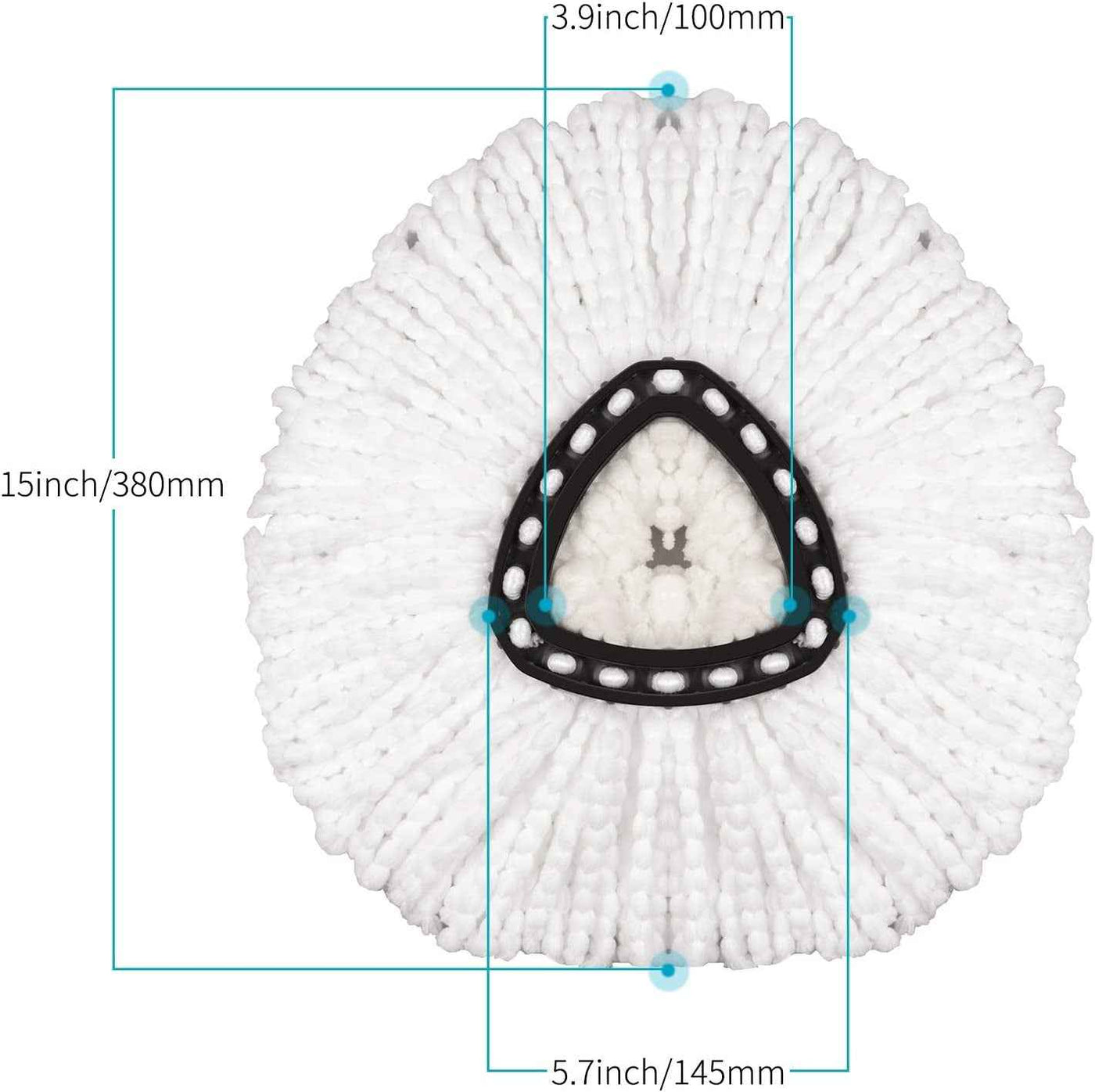 4 Pack Ocedar Mop Head Replacement for EasyWring Spin Mop Refills - GG store