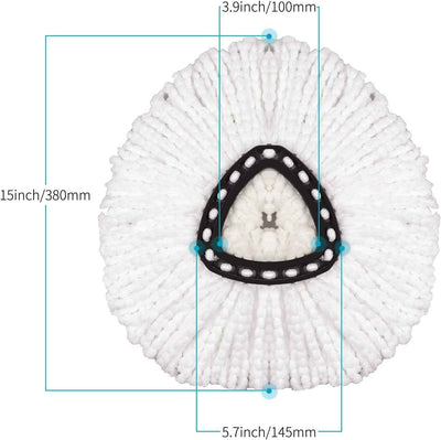 4 Pack Ocedar Mop Head Replacement for EasyWring Spin Mop Refills - GG store