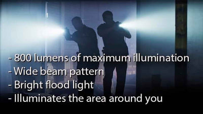 75458 Stinger DS LED HL 800-Lumen Rechargeable Dual Switch Flashlight with 120-Volt Ac/12-Volt DC Smart Charge Piggyback Charger (Nimh), Black - GG store