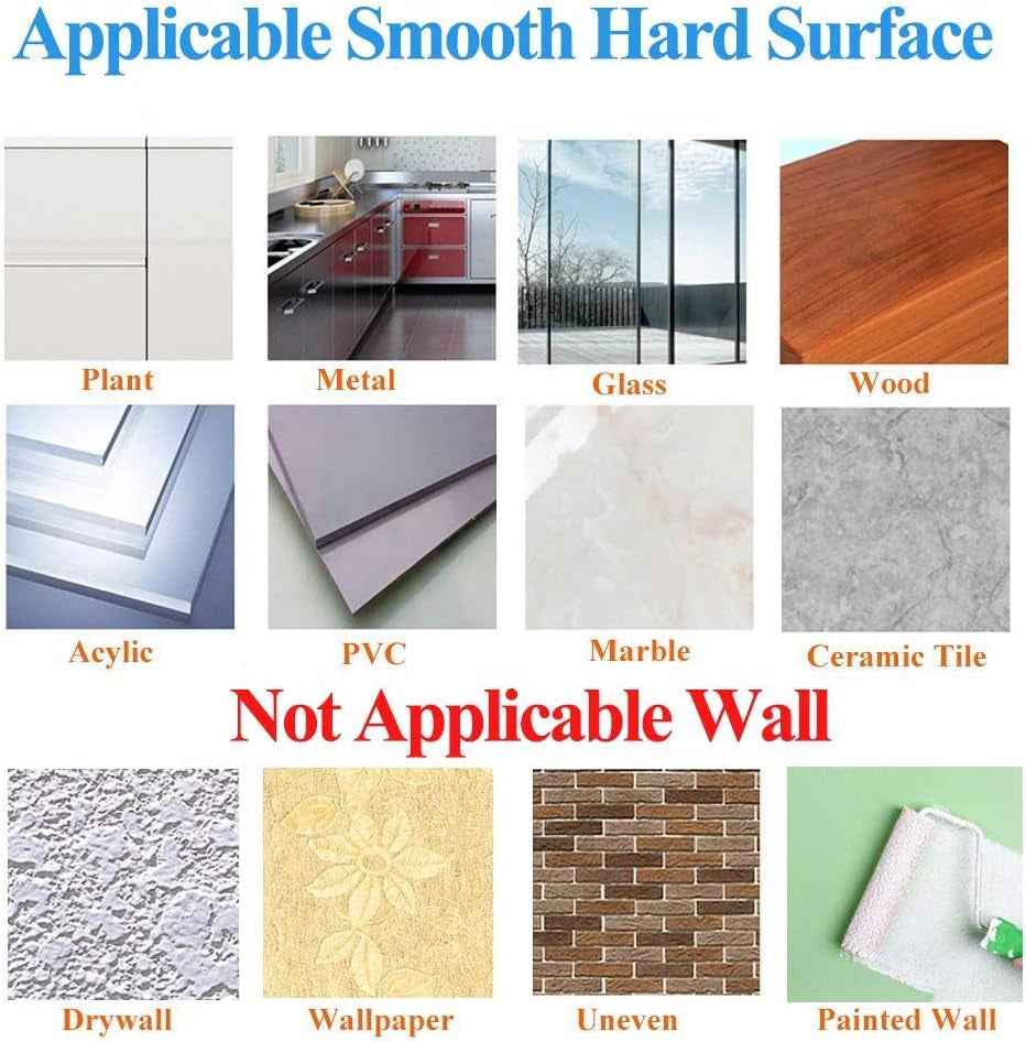 Heavy Duty Adhesive Wall Hooks 15 Pounds Max – Transparent 180° Rotating Reusable Waterproof and Oilproof – 10 Packs - GG store