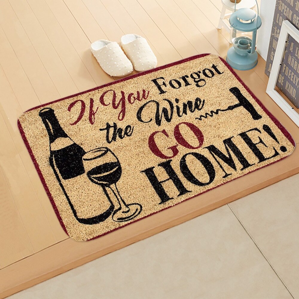 Printed flannel doormat and anti-slip floor mat with patterned design, 40x60cm, featuring one of Cavira's 13 decorative rug styles.