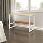 Computer desk, desktop room, simple desk, bedroom desk, student home desk, wooden desk with storage rack - Cavira