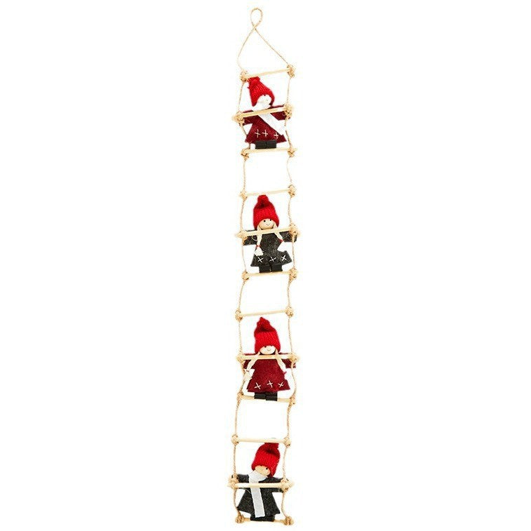 Christmas Santa Claus Doll Ornament DIY Christmas Decoration Tree Hanging Decor Wholesale