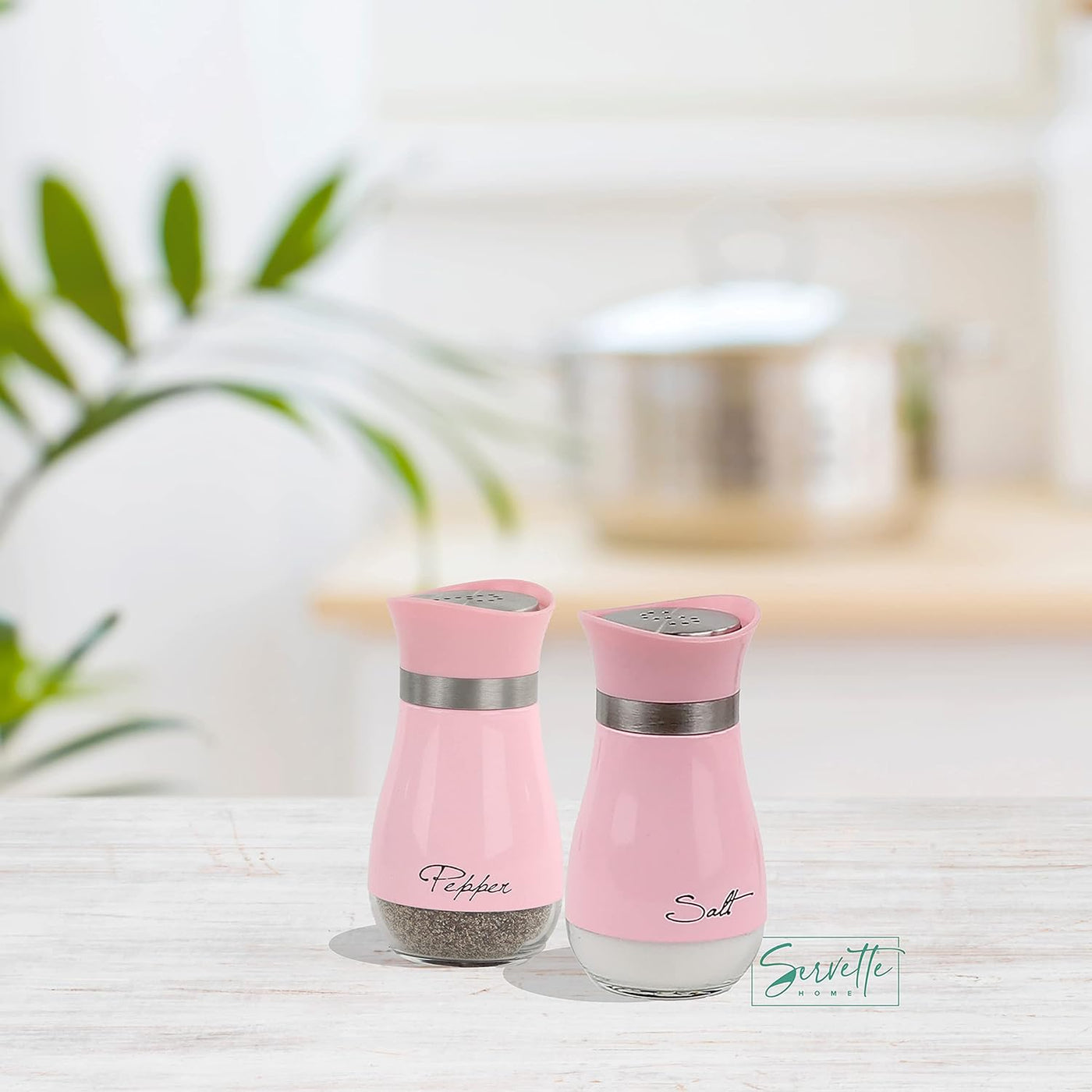 Chic Pink Salt & Pepper Shakers - Essential Kitchen Additions!
