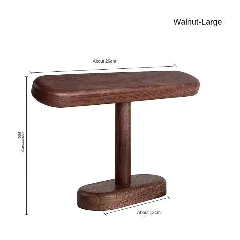Luxury Walnut Jewelry Display Organizer – Necklace & Accessories Storage Stand Black Walnut Jewelry Display Stand Large Size