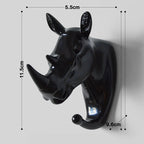 Nordic resin animal wall hook and key rack by Cavira, decorative punch-free hanger for entryway, bedroom, and home decor.