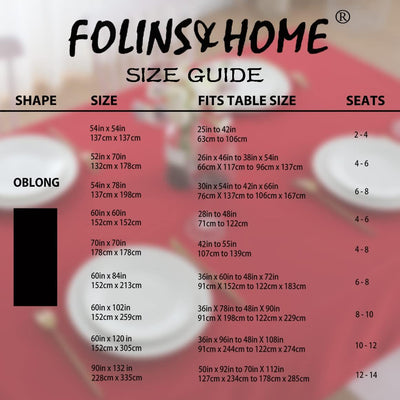 Premium Red Square Tablecloth 60" x 60" - Heavy Duty, Wrinkle-Free, Waterproof, and Spillproof for All Occasions - Perfect for Parties, Banquets, Indoor & Outdoor Events