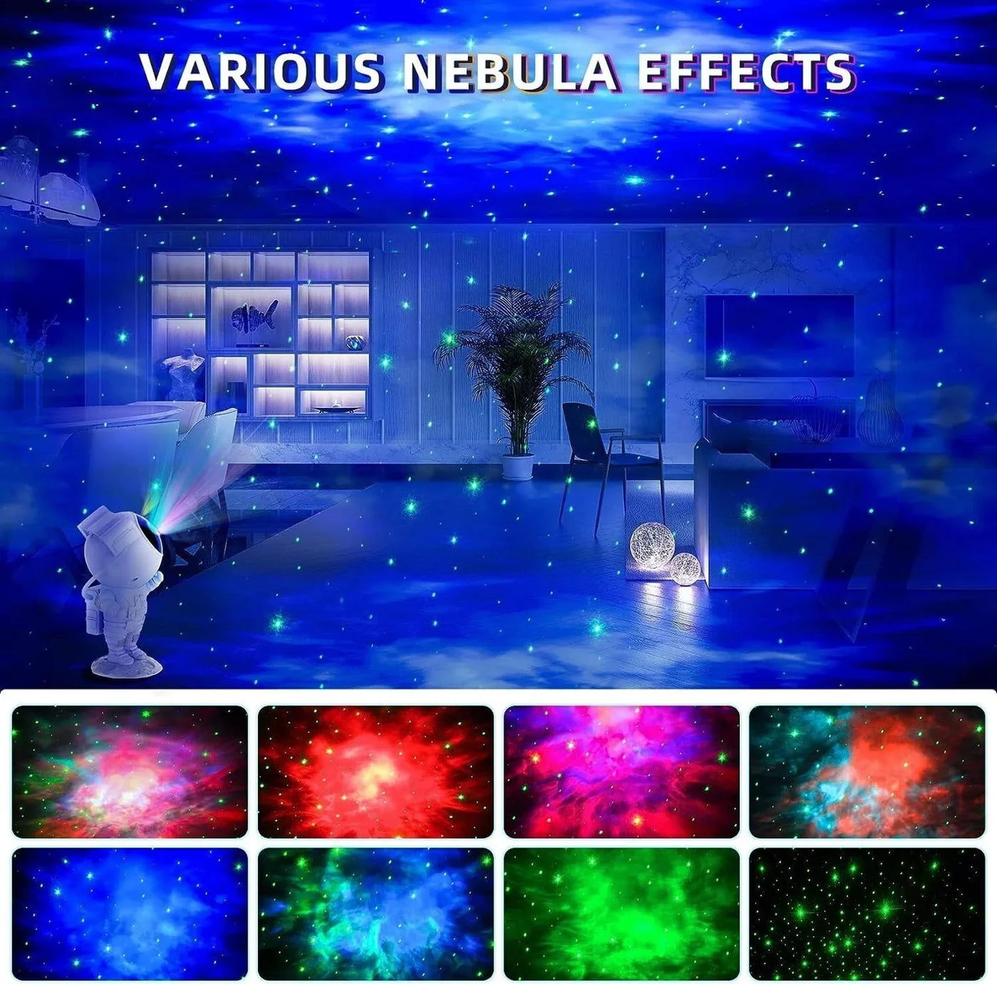 Astronaut Projector Galaxy Starry Sky Night Light Ocean Star LED Lamps - GG store