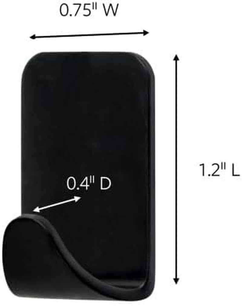 Designer Hooks, Medium, Brushed Nickel, 3-Hooks (17081BN-3ES), Great for Dorm Decor - GG store