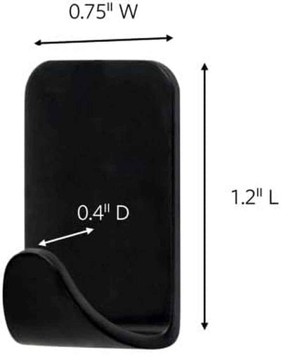 Designer Hooks, Medium, Brushed Nickel, 3-Hooks (17081BN-3ES), Great for Dorm Decor - GG store