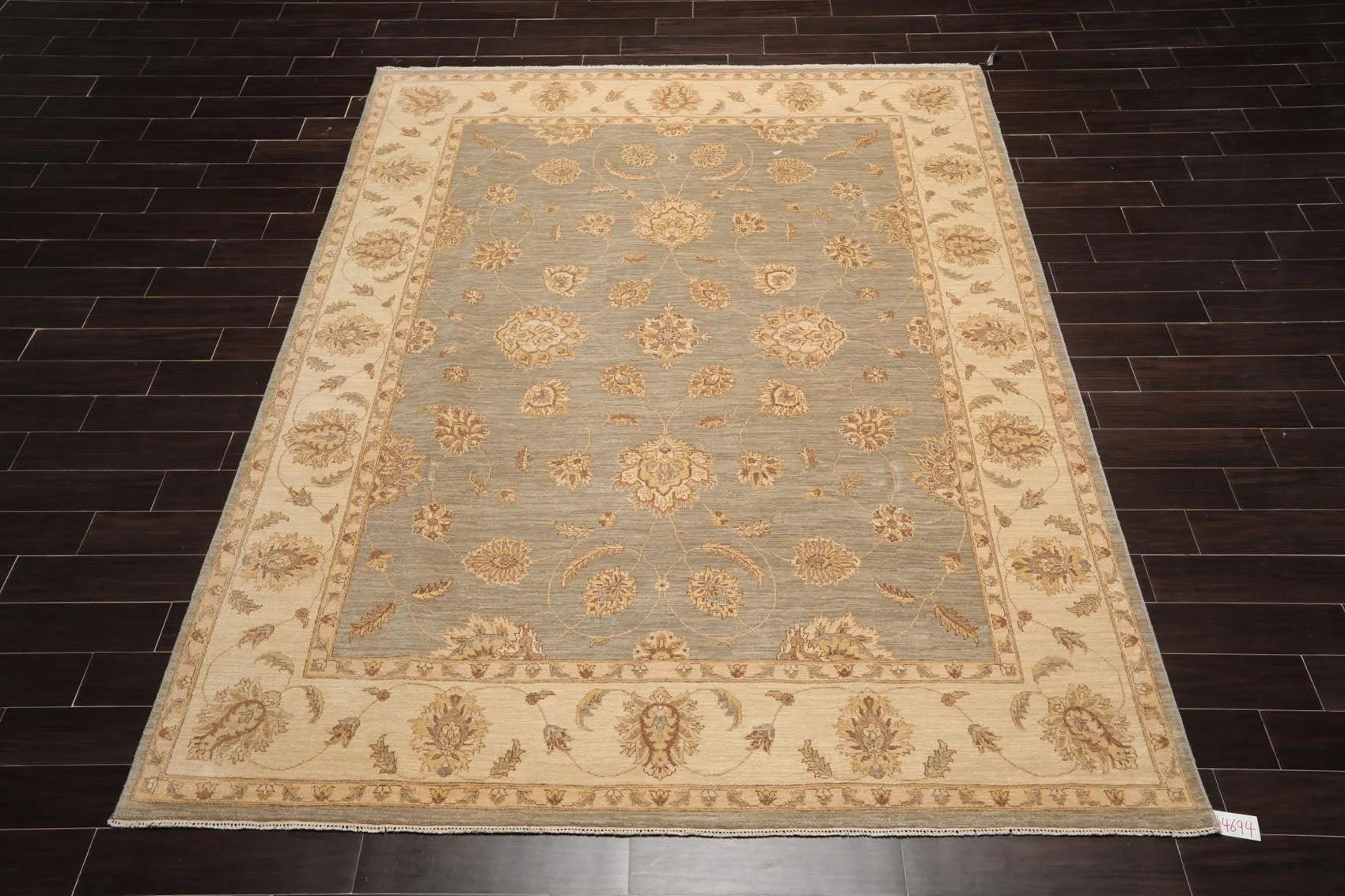 Hand Knotted Wool Oriental Area Rug – Traditional Living Room Carpet