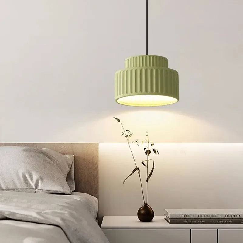 Cavira Nordic LED ceiling light and chandelier in four colors, flush mount and pendant styles, warm and tricolor lighting for rooms