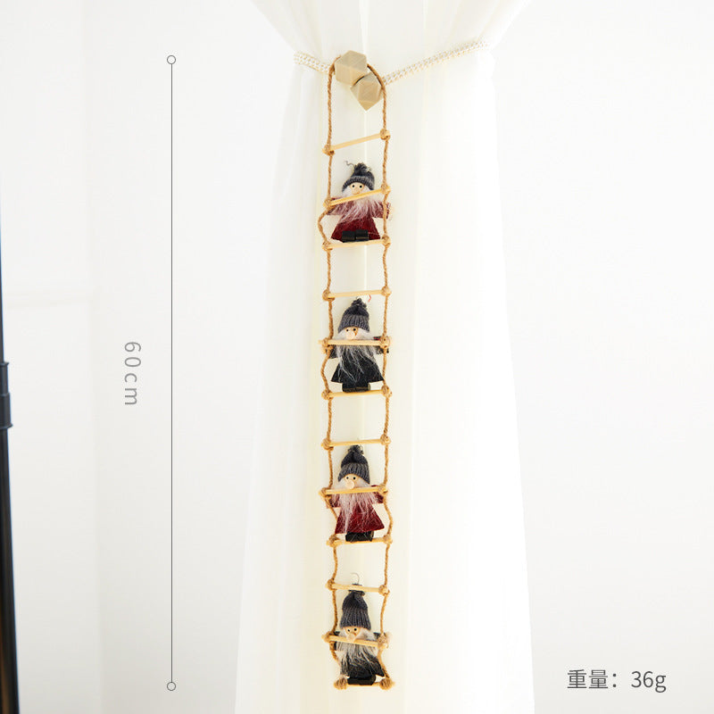 Christmas Santa Claus Doll Ornament DIY Christmas Decoration Tree Hanging Decor Wholesale