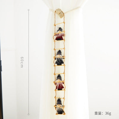 Christmas Santa Claus Doll Ornament DIY Christmas Decoration Tree Hanging Decor Wholesale