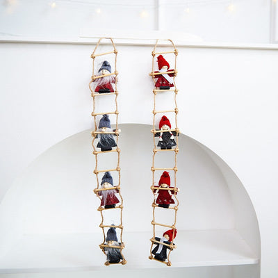 Christmas Santa Claus Doll Ornament DIY Christmas Decoration Tree Hanging Decor Wholesale