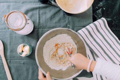Stainless Steel Mixing Bowl Set - Durable 304 Metal Bowls for Baking - 3 Sizes (8", 10", 12")
