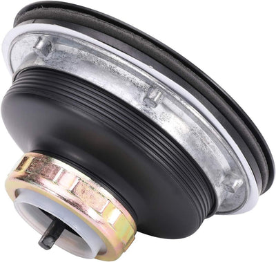 Stylish 3-1/2 Inch Black Stainless Steel Kitchen Sink Basket Strainer with Durable Rustproof Drain Assembly