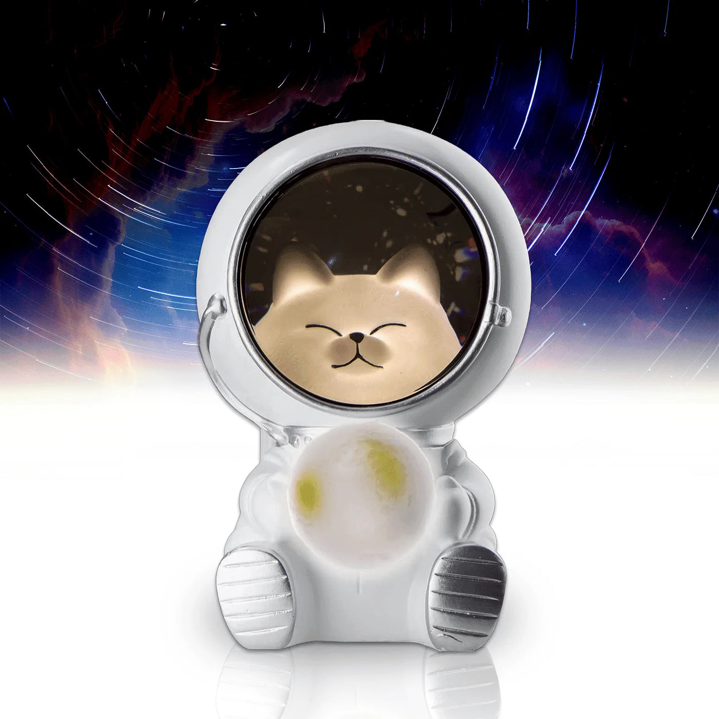 Space Cat Astronaut Lamp – LED Night Light for Home & Office - GG store