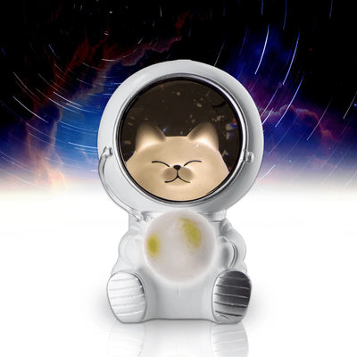 Space Cat Astronaut Lamp – LED Night Light for Home & Office - GG store