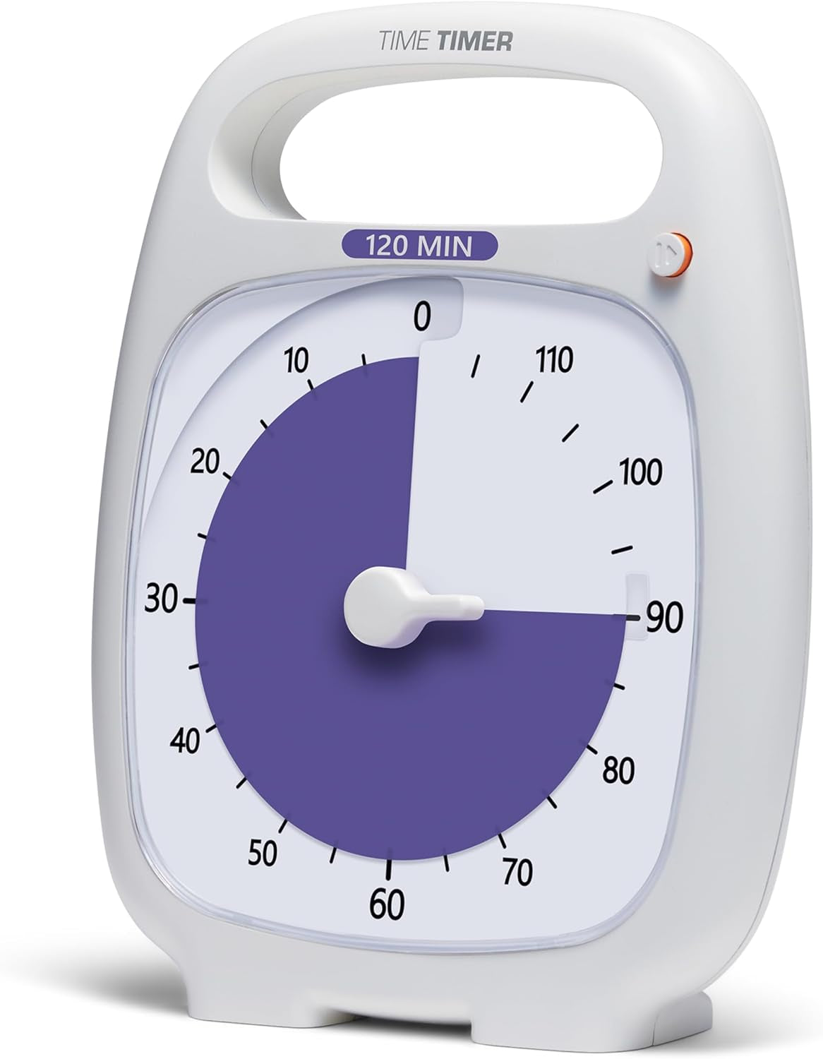 Visual Desk Timer – 120 Minute Productivity Focus Countdown Clock for Study & Work 120 Minutes