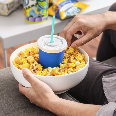 Elegant 9.5" Serving Bowls - Perfect for Salad, Pasta & Entertaining - Dishwasher & Microwave Safe - Stylish Centerpiece for Your Dinner Parties