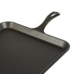Pre-Seasoned Cast Iron Square Griddle Pan – Heavy Duty Stove & Grill Cooking Pan
