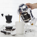 Star Wars R2-D2 French Press coffee maker with 960ml BPA-free glass and stainless steel, ideal for Star Wars fans and coffee lovers