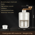 Cavira manual shaved ice maker with hand crank, ABS and stainless steel blades for snow cones, smoothies, and desserts.