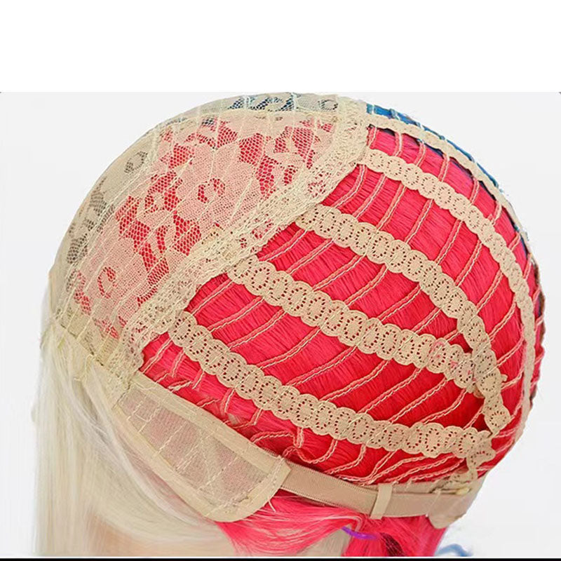 Halloween party wig, ugly girl gradient foreign trade headband,  anime cosplay,