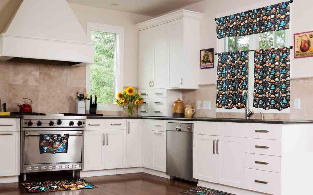 Luxurious Anti-Fatigue Kitchen Floor Mat - Stylish Pain Relief Memory Foam Mat for Comfort in Front of Sink - 47" x 17.5" x 10mm Coffee Design