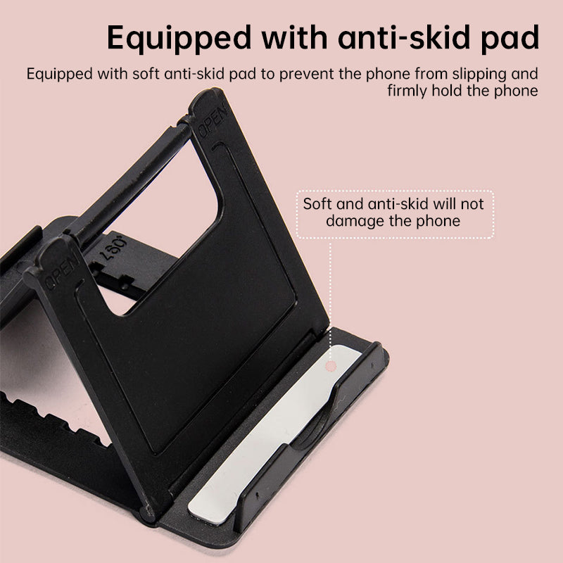 Adjustable Universal Phone & Tablet Stand – Portable Multicolor Plastic Holder