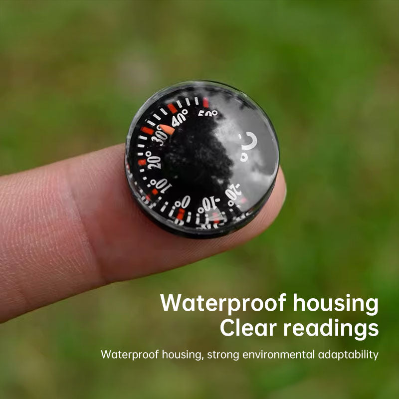 Mini Round Dial Thermometer 20mm – Waterproof High-Precision Indoor Temperature Gauge for Home & Office