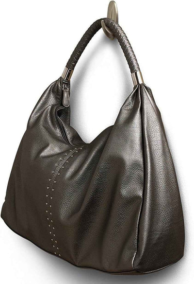 Designer Hooks, Medium, Brushed Nickel, 3-Hooks (17081BN-3ES), Great for Dorm Decor - GG store