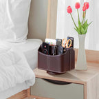 360° Rotating Remote Control Organizer – Desk & Coffee Table Storage Holder