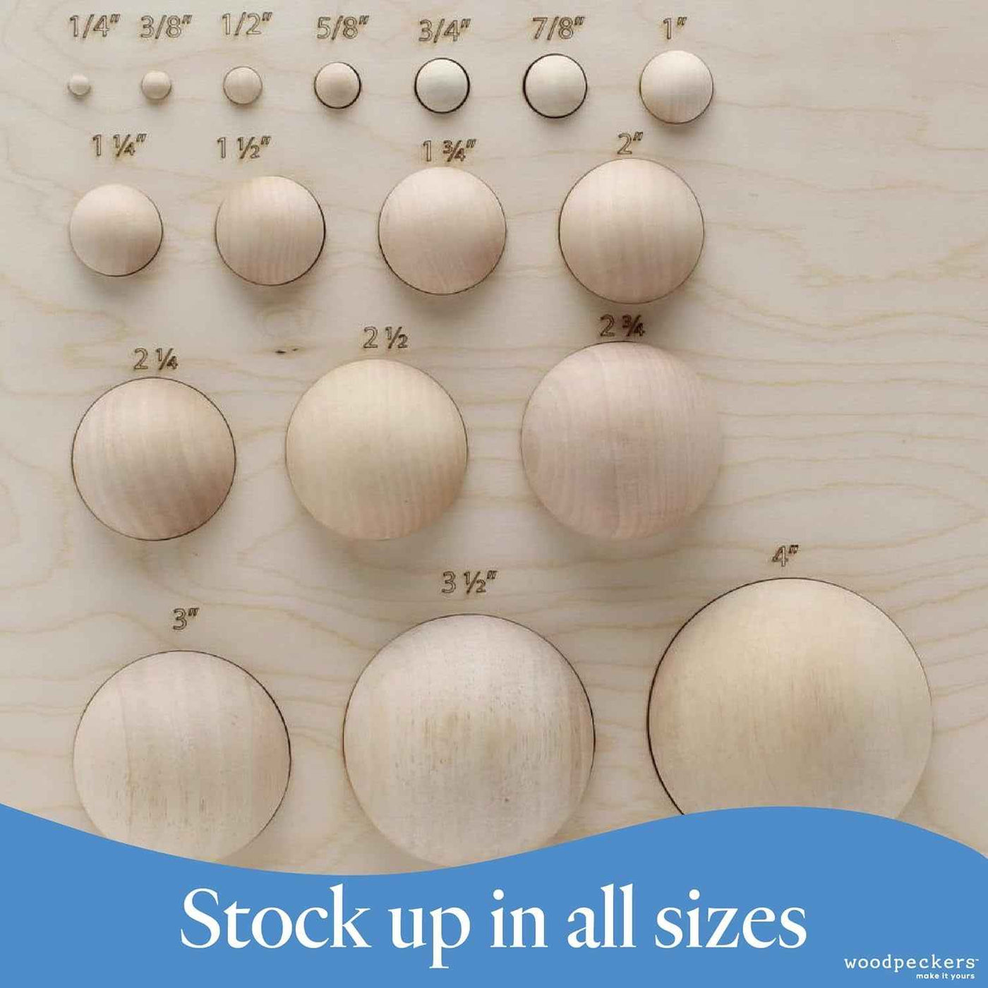 3 Inch Wooden Balls - 25 Pack Unfinished Natural Birch Balls for Crafts and DIY Projects - Smooth Hardwood Orbs - GG store
