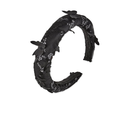 Sparkling Butterfly Glamoween Sequin Headband - Perfect for Halloween!