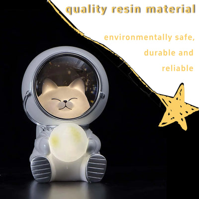 Space Cat Astronaut Lamp – LED Night Light for Home & Office - GG store