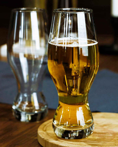 IPA Beer Glasses(Set of 4),16 Oz Pilsner Beer Glasses,Craft Beer Bar Glasses,Lead-Free Drinking Glasses,Ideal Gifts for Lager,Ale or Craft Beer Lovers-Crystal Clear - GG store