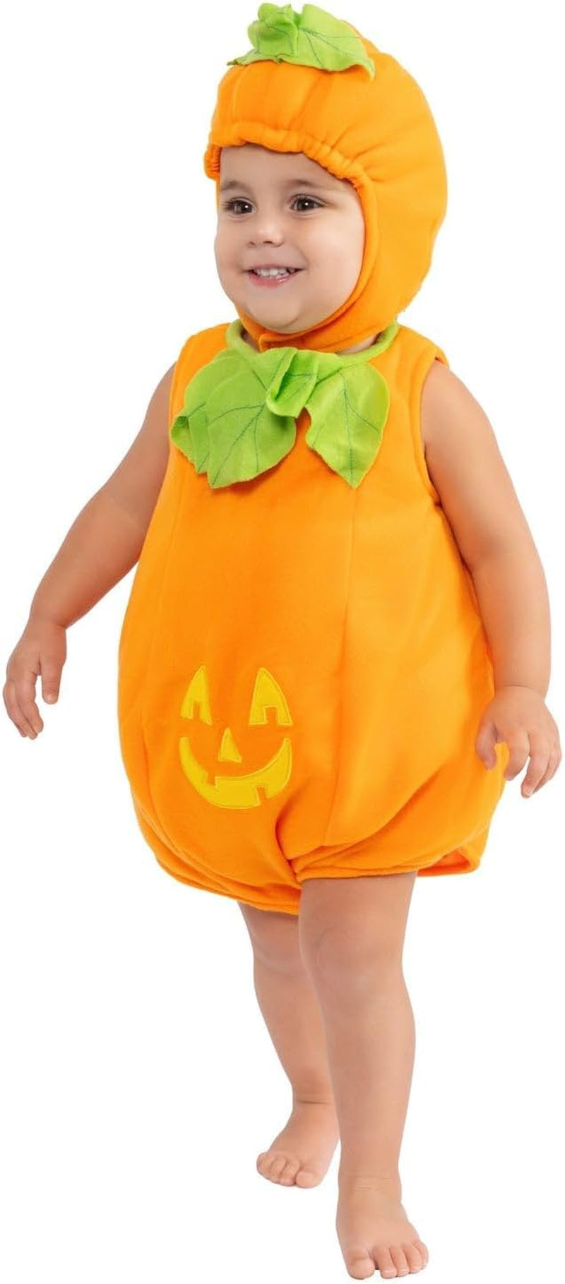 Charming Baby Pumpkin Costume – Perfect Jack-O-Lantern Outfit for Toddlers This Halloween!