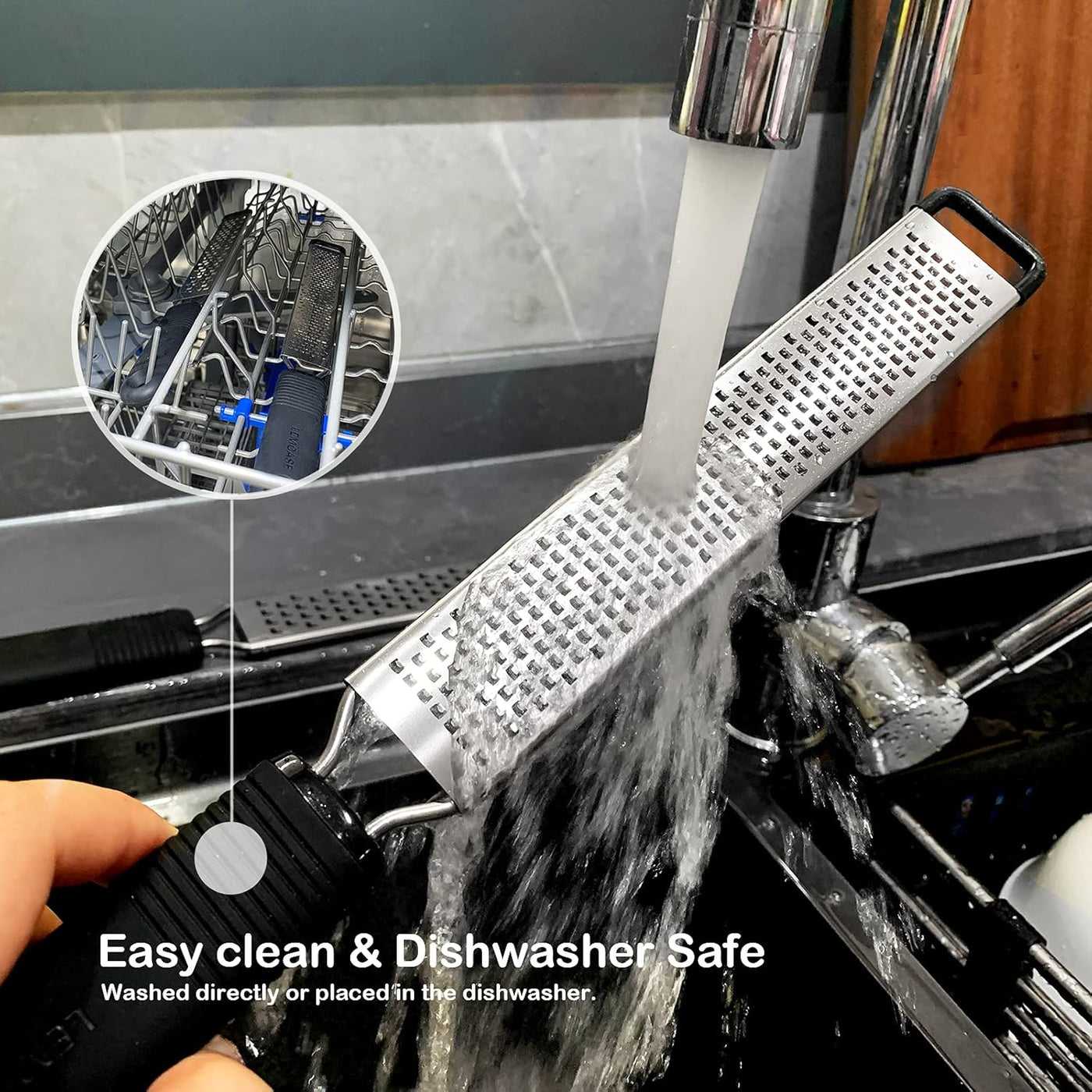 Ultimate Lemon Zester & Cheese Grater Set - Versatile Kitchen Tool for Citrus, Parmesan, Chocolate & More - Ergonomic Silicone Handle & Durable Stainless Steel Blades - Red (2 Piece Set)