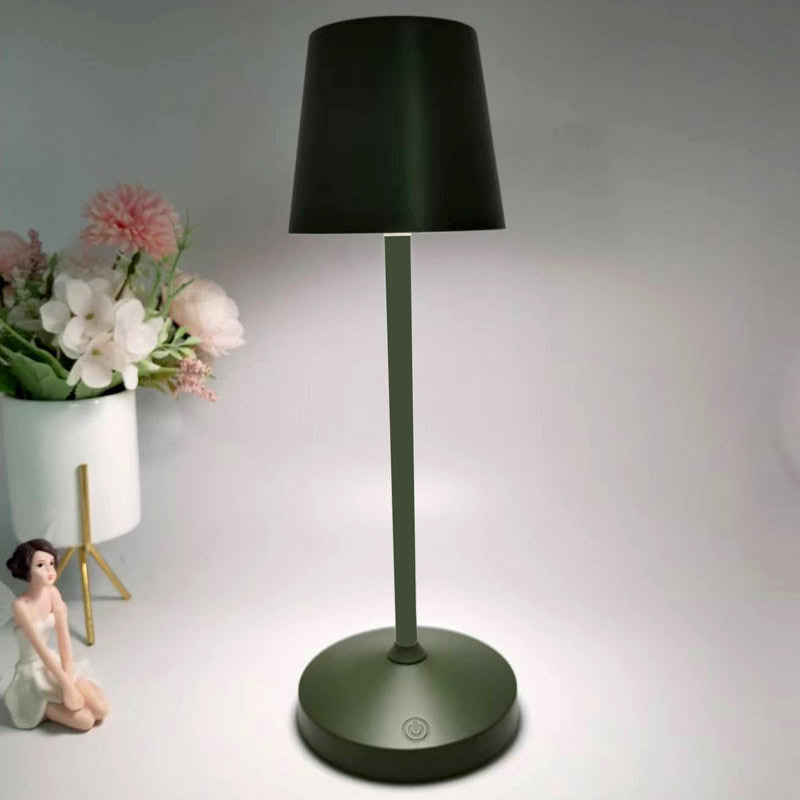 Cavira rechargeable cordless LED table lamp with stepless dimming, 4W, 2200mAh, 3000K–6500K eye-care light in six colors.