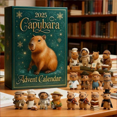 4-Day Capybara Advent Calendar with Hanging Pendants - Fun Christmas Countdown Party Gift for Kids & Adults