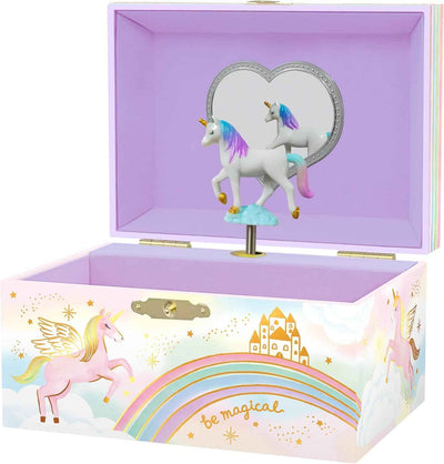 Musical Girls Jewellery Box, Unicorn Gifts for Girls, Unicorn Toys for 4-6, 15.2 X 11.8 X 8.9 Cm - GG store